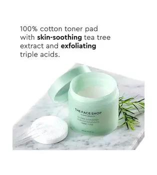 THE FACE SHOP - Tea Tree Toner Pads 150ml