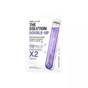 The Face Shop The Solution Double Up Успокаивающая маска, 1 упаковка, 1 шт.