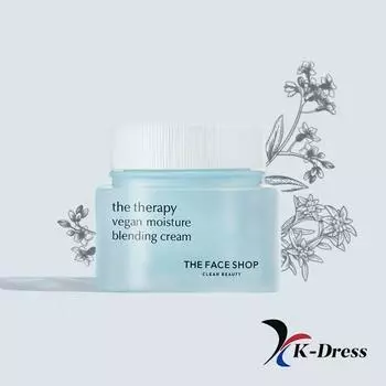 THE FACE SHOP The Therapy Vegan Увлажняющий крем-смесь 60 мл 1 PCS