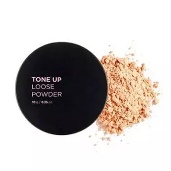 The Face Shop Рассыпчатая пудра Tone Up Loose Powder 10 г, V201 Apricot Beige, 1 шт.