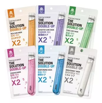 The Face Shop W Care Sheet Mask 6 2 12 pieces set types, each,