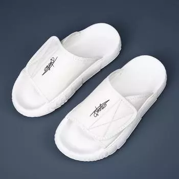 The first layer of cowhide men s slippers 2025 new EVA thick bottom high-end non-slip sandals do not smell household leather slippers 38