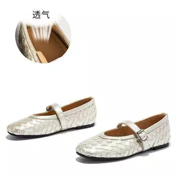 The first layer of sheepskin insoles Mary Jane shoes women s 2025 autumn new casual fashion leather shoes are not tired women s shoes 35