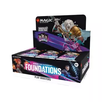 The Gathering Foundations Play Booster английская версия 36 комплектов MTG Коллекционная карта Wizards of the Coast FDN D36280003 Magic (КОРОБКА включена)