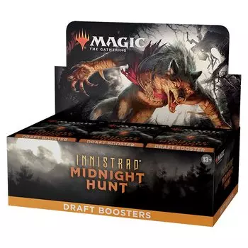The Gathering Midnight Hunt Draft Booster Английская версия MTG Коллекционная карта Wizards of the Coast C89490003 Magic Innistrad