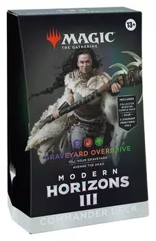 The Gathering Modern Horizons 3 Колода Командира английской версии MTG Коллекционная карта Wizards of the Coast MH3 D32930000 Magic: «Кладбищенская лихорадка»