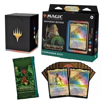 The Gathering Властелин колец Tales of Commander Deck Riders of Rohan Card 2 Card Collector Booster Sample Pack Magic Middle-earth - (100 Колода, +