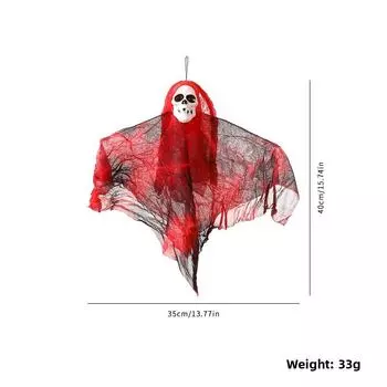 The Ghost Festival GauzeGhost Bride Death God Halloween Horror Atmosphere Halloween Decorations red