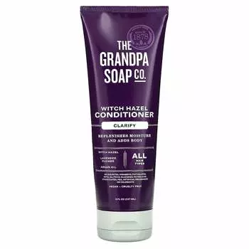 The Grandpa Soap Co., Кондиционер с экстрактом гамамелиса, очищающий, подходит для всех типов волос, 8 жидких унций (237 мл)