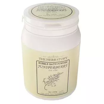 The Herb Story Пенка для ванн с ягодами можжевельника, большая емкость, 1000 г, 1 шт.