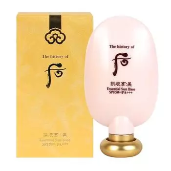 The history of whoo Gongjinhyang Mi Essential Sun Base SPF50+ PA+++ 45 мл Корейская травяная осветляющая база под макияж Защита от УФ-лучей K-Beauty 45ml