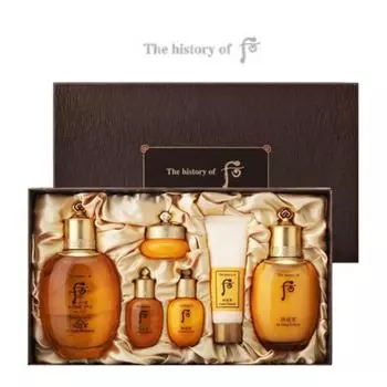 The History of Whoo Gongjinhyang Special Set of 2 (Балансир + Эмульсия + Крем + Очищающая пенка)