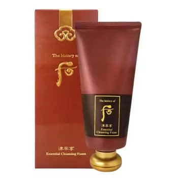 The history of whoo Jinyulhyang Эссенциальная пенка для умывания 180 мл Корейская травяная питательная и увлажняющая пенка для умывания Мягкое антивозрастное K-Beauty очищающее средство 180ml