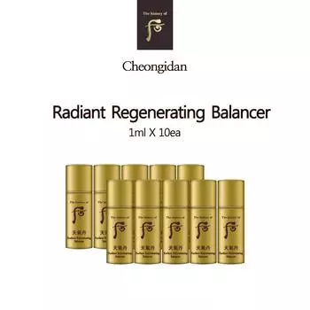The History of Whoo Radiant Regenerating Balancer 5мл x 10шт 5ml x 10pcs