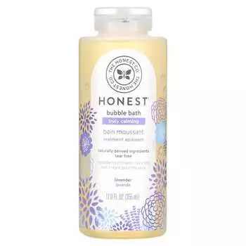 The Honest Company, Успокаивающая пена для ванны Trulli, лаванда, 12,0 жидких унций (355 мл)