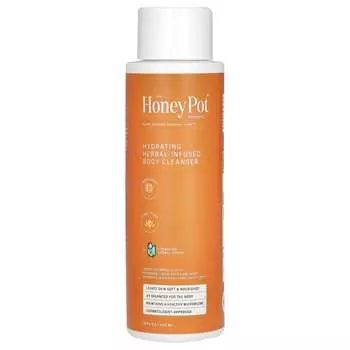 The Honey Pot Company, очищающее средство для тела с увлажняющими травами, грейпфрутом и иланг-илангом, 15 жидких унций (443 мл)