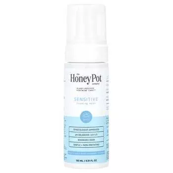 The Honey Pot Company, Пенящееся средство для умывания, для чувствительной кожи, 5,51 жидких унций (163 мл)