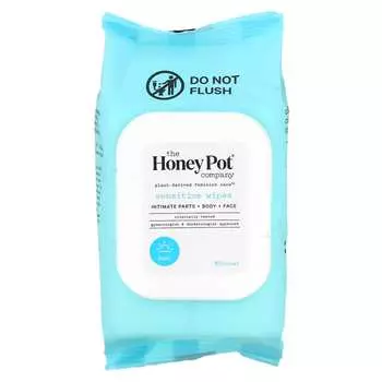 The Honey Pot Company, салфетки для чувствительной кожи, 30 листов