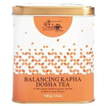 The Indian Chai - Чай для балансировки Капха-доши 100 г с апельсиновой цедрой, туласи, лемонграссом и т. д. для аппетита, аюрведический травяной чай