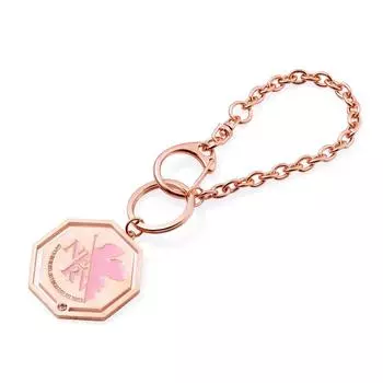 THE KISS x THE KISS Unit 8 Тип поля NERV mark bag charm COUPLE S [сотрудничество Evangelion] AT. EVBBC-05 серебряный