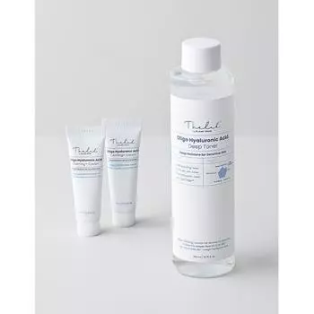 The Lab By Blandoo Oligo Hyaluronic Acid Deep Toner 200 мл + Успокаивающий крем 10 мл 2 подарочных набора