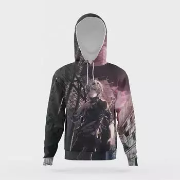 The Latest 3D Three-dimensional Pattern Personalized Trendy Brand Sweater Loose and Versatile Teen Essential Coat Trendy Fashion 5XL