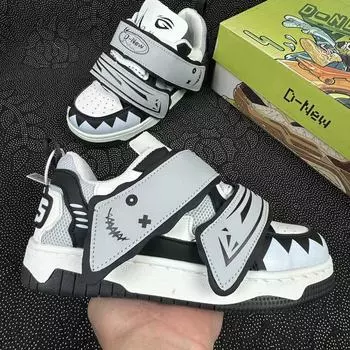 The latest thick soled classic men s and women s casual shoes with contrasting colors, versatile couple sports skateboard shoes 36