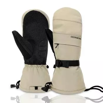 The Men s and Women s Insoles of The Snowboard Gloves Are Thickened To Keep Warm In Winter and Have Built In Wrist Guards for Cold Protection L