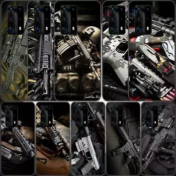 Мягкий прозрачный чехол для телефона Military Weapon для Huawei P30 Lite P10 P20 P40 P50 Pro Mate 40 Pro 30 20 10 Lite, силиконовый чехол Huawei P40 Pro