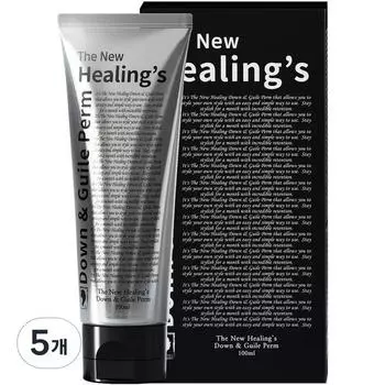 The New Healings Down & Guil Perm, 100 мл, 5 шт, лучшие мужские средства для волос Кореи