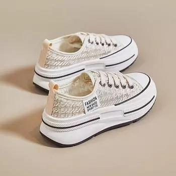 The New Spring and Summer Thousands of Birds Breathable Casual Shoes Flat Shoes Sneakers Exploded Fashion Net Shoes 35