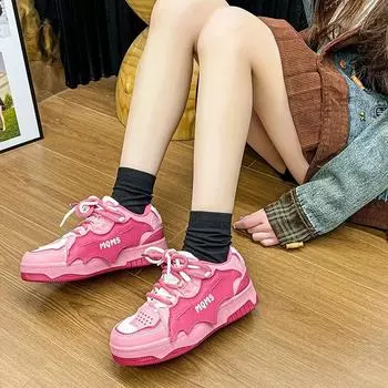 Новый стиль тренда колледж-винд все виды национального прилива высококлассное чувство меньшинства нескользящие кроссовки на платформе 35