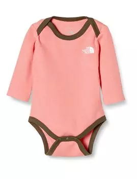 The North Face Baby Cotton Romper Organic Misty Size 80 L/S NTB62205, Cotton, Moisture-Wicking, Quick-Drying, Rise,