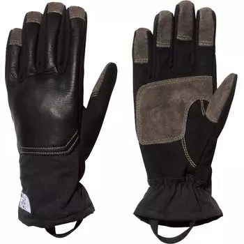 The North Face Camping Work Flame Heat for Camping and Size M Gloves, Unisex, Retardant, Resistant, Heavy-Duty, Outdoors, Black/Weimaraner Brown,