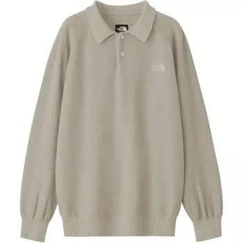 The North Face Comfortive Wool Polo Moonstruck L L/S