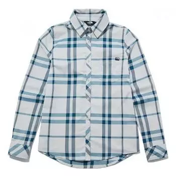 The North Face Essentials Long Sleeve Shirt Nh8ll81b Blue/90(M)