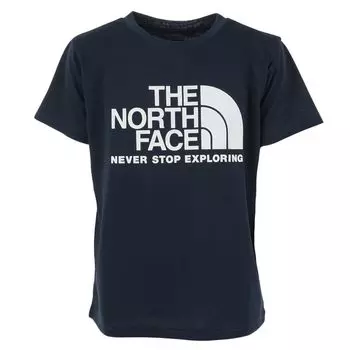 The North Face Футболка с коротким рукавом TNF Bug Free с графическим логотипом, от насекомых, городская, размер 110, унисекс, репеллентная, антистатическая, темно-синяя,