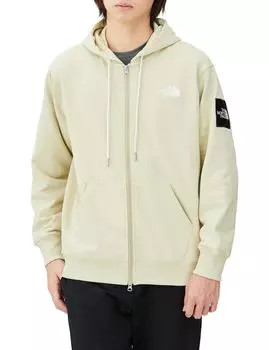 The North Face Куртка унисекс теплая эластичная гравийного цвета с квадратным логотипом, размер S, на молнии, быстросохнущая,