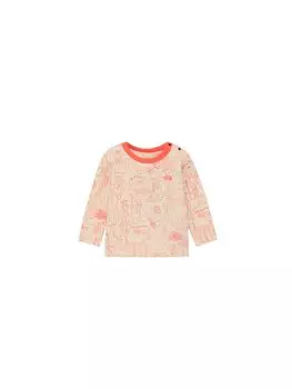 The North Face Latch Pile Crew Long Sleeve Wrigley Size 90 T-Shirt, Coral,