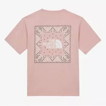 The NorTh Face Men S Bandana ShorT Sleeve T ShirT nT7ur13c PALEPINK/090(S)