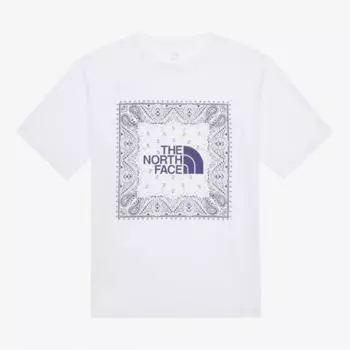 The NorTh Face Men S Bandana ShorT Sleeve T ShirT nT7ur13b WHITE/090(S)