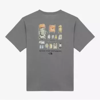 The NorTh Face Men S Camp Vibe ShorT Sleeve T ShirT nT7ur07d GRAY/085(XS)