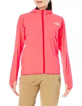 The North Face Mountain Softshell Brilliant Size L Women s Hoodie, Water-Repellent, Lightweight, Coral,
