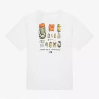 The North Face Мужская футболка с коротким рукавом Camp Vibe nT7ur07b OFFWHITE/085(XS)