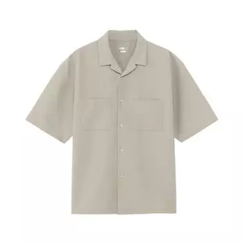The North Face Seersucker Vent Mesh Fallen XL S/S Shirt, Rock,