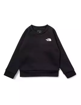 The North Face Tech Air Sweat Size 120 Kids Crew, Unisex, Stretch, Anti-Static, Black,