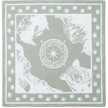 The North Face Yosemite Bear Бесплатная бандана с антибактериальной упаковкой, Унисекс, Жадеит, Размер,