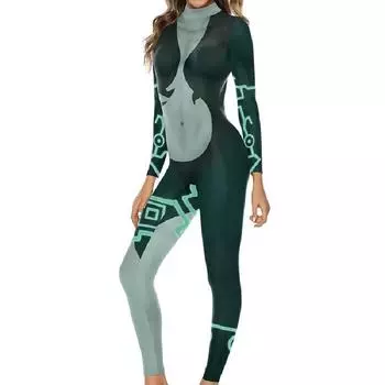 The Of Legend Zelda Twilight Princess Cosplay Bodysuit Anime Movie Costume Gift Adults,S