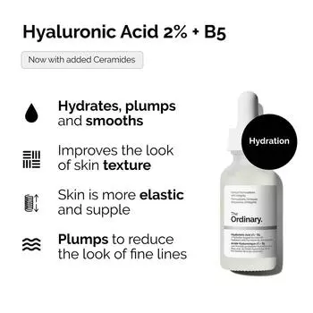 THE ORDINARY Hyaluronic Acid 2% +B5 30ml AUTHENTIC STORE