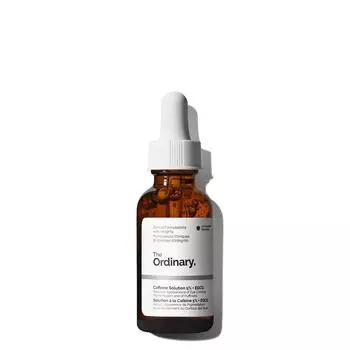 THE ORDINARY Раствор кофеина 5% + EGCG 30 мл, Осветляющий, Увлажняющий, Корейская косметика, Kbeauty, образец